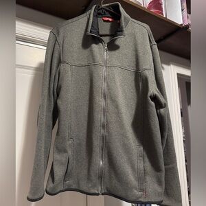 IZOD Size XL ZipUp Gray Jacket.